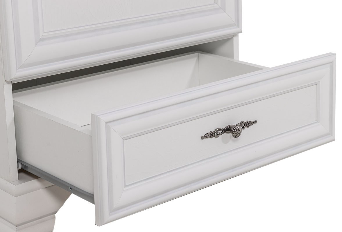 Распашной шкаф BRW Кентаки REG1D1S, 69.5x197.5х44 см, белый купить,NaN