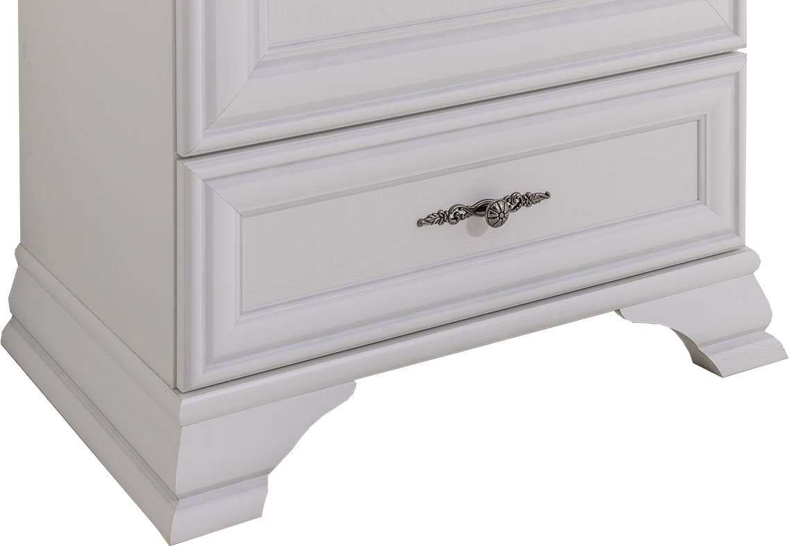 Распашной шкаф BRW Кентаки REG1D1S, 69.5x197.5х44 см, белый купить,NaN