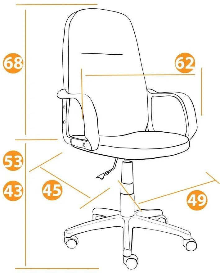 Офисное кресло Tetchair Leader 4942, бордовый купить,NaN
