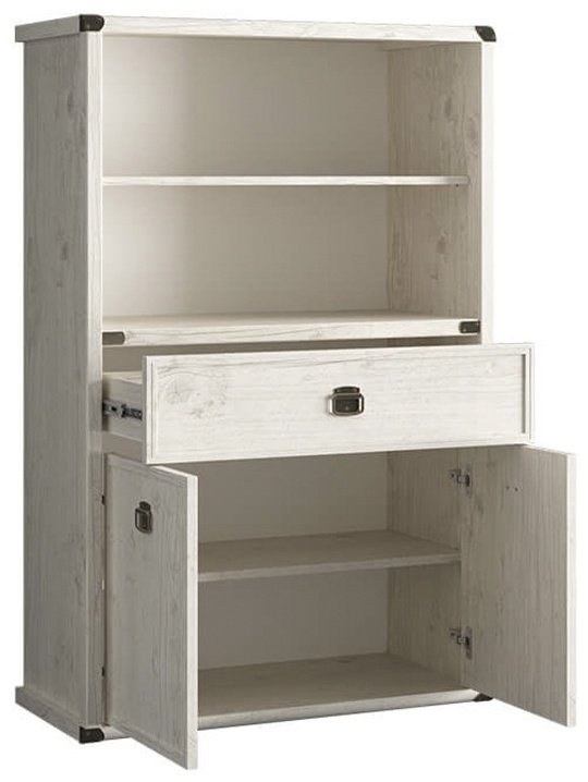 Распашной шкаф ANREX Магеллан 2D1S 86, 86.6x135х40.3 см, бежевый купить,NaN