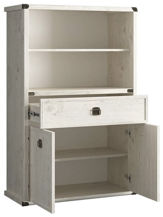 Распашной шкаф ANREX Магеллан 2D1S 86, 86.6x135х40.3 см, бежевый купить,NaN
