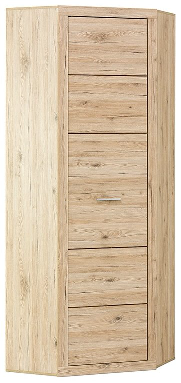 Распашной шкаф ANREX Оскар L/P, 78x217х78 см, коричневый купить,NaN