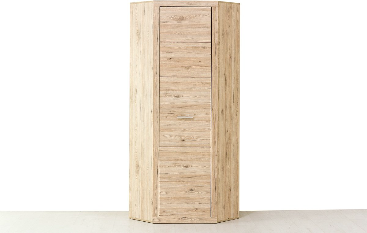 Распашной шкаф ANREX Оскар L/P, 78x217х78 см, коричневый купить,NaN