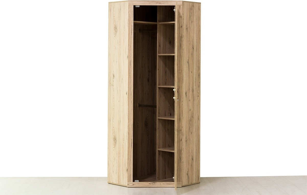 Распашной шкаф ANREX Оскар L/P, 78x217х78 см, коричневый купить,0