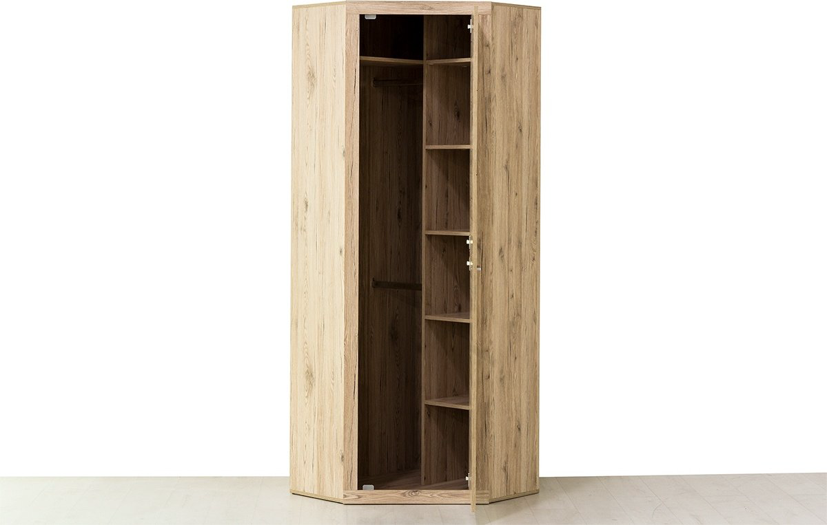 Распашной шкаф ANREX Оскар L/P, 78x217х78 см, коричневый купить,NaN