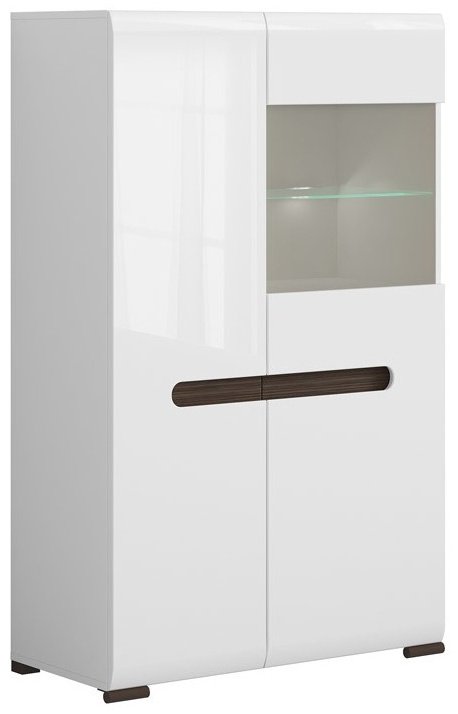 Распашной шкаф BRW Брест Ацтека REG1W1D/14/9, 90x145х41 см, белый