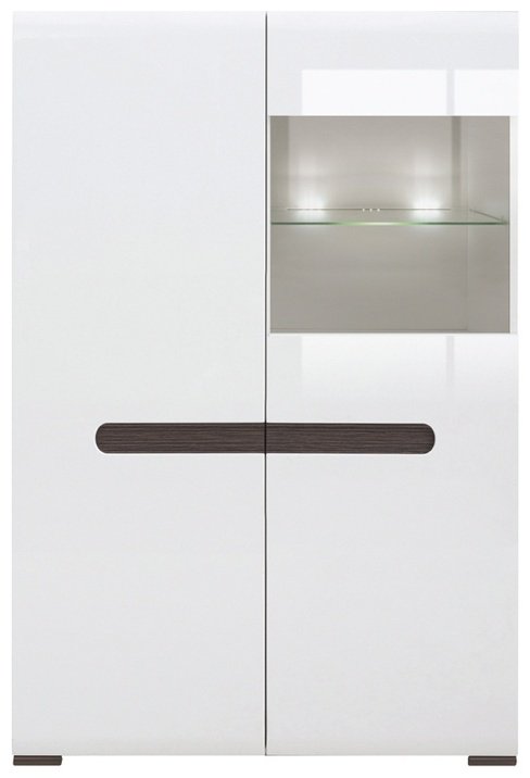 Распашной шкаф BRW Брест Ацтека REG1W1D/14/9, 90x145х41 см, белый купить,0