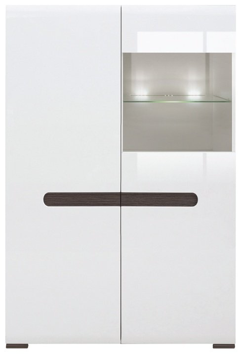 Распашной шкаф BRW Брест Ацтека REG1W1D/14/9, 90x145х41 см, белый купить,NaN
