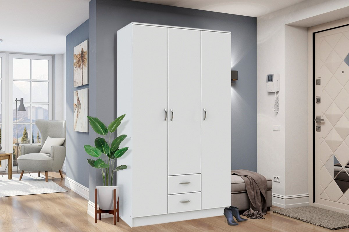 Шкаф АНРЭКС Романа 00049527 120.2x53.8x205.4см белый купить,NaN