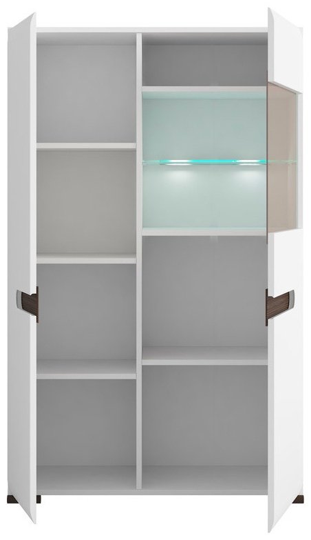 Распашной шкаф BRW Брест Ацтека REG1W1D/14/9, 90x145х41 см, белый купить,0