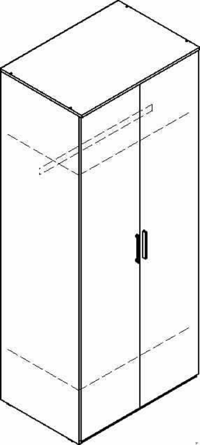 Распашной шкаф Шатура Altea катания, 88.8x215.8х61.4 см, белый купить,NaN