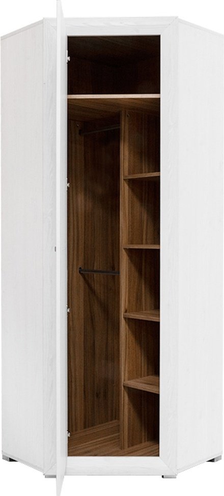 Шкаф угловой BRW Брест Мальта SZFN1D, 80x211.5х80 см, белый купить,NaN