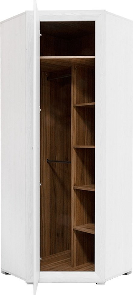 Шкаф угловой BRW Брест Мальта SZFN1D, 80x211.5х80 см, белый купить,NaN