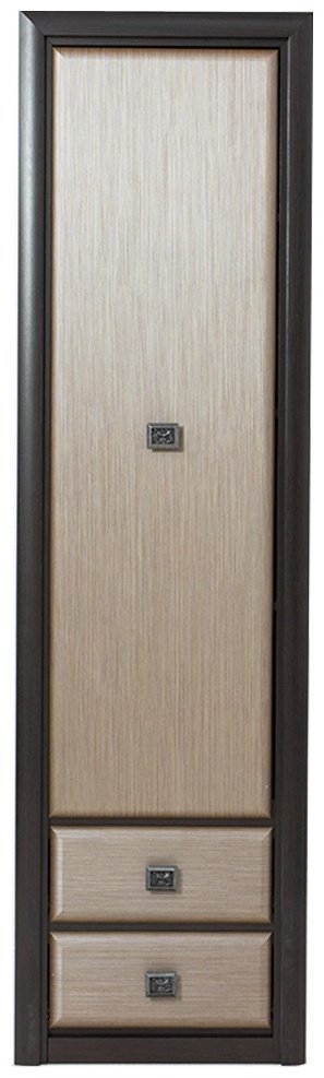 Распашной шкаф BRW Коен REG1D2S, 58.5x200.5х40 см, коричневый купить,0