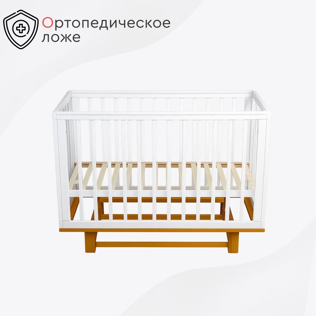 Кровать детская Tomix Marit 132.5х73см бело-коричневый купить,NaN