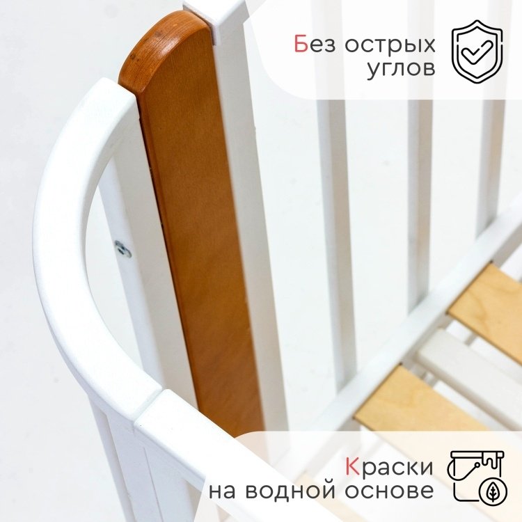 Детская кровать TOMIX Avanti Ant-1, белый, коричневый - ForteMarket Детская кровать TOMIX Avanti Ant-1, белый, коричневый купить,0