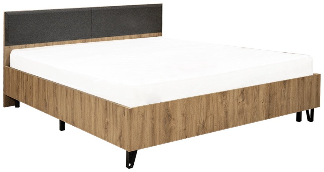 Кровать BRW Брест Грэйс 00032810 160x200см коричневая купить,NaN