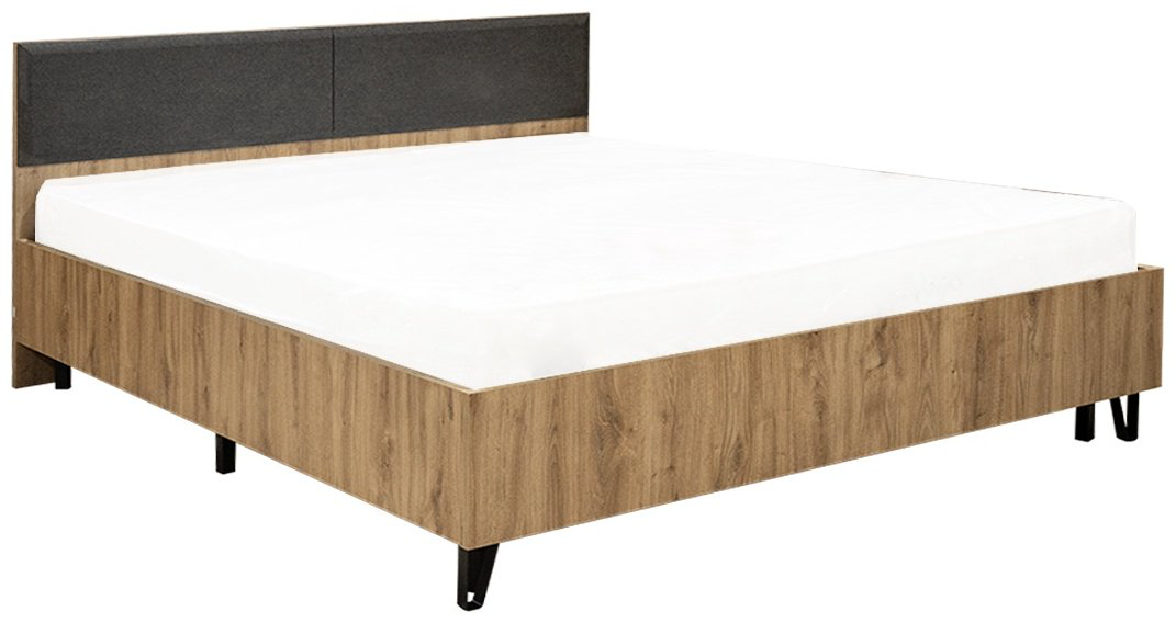 Кровать BRW Брест Грэйс 00032810 160x200см коричневая купить,NaN