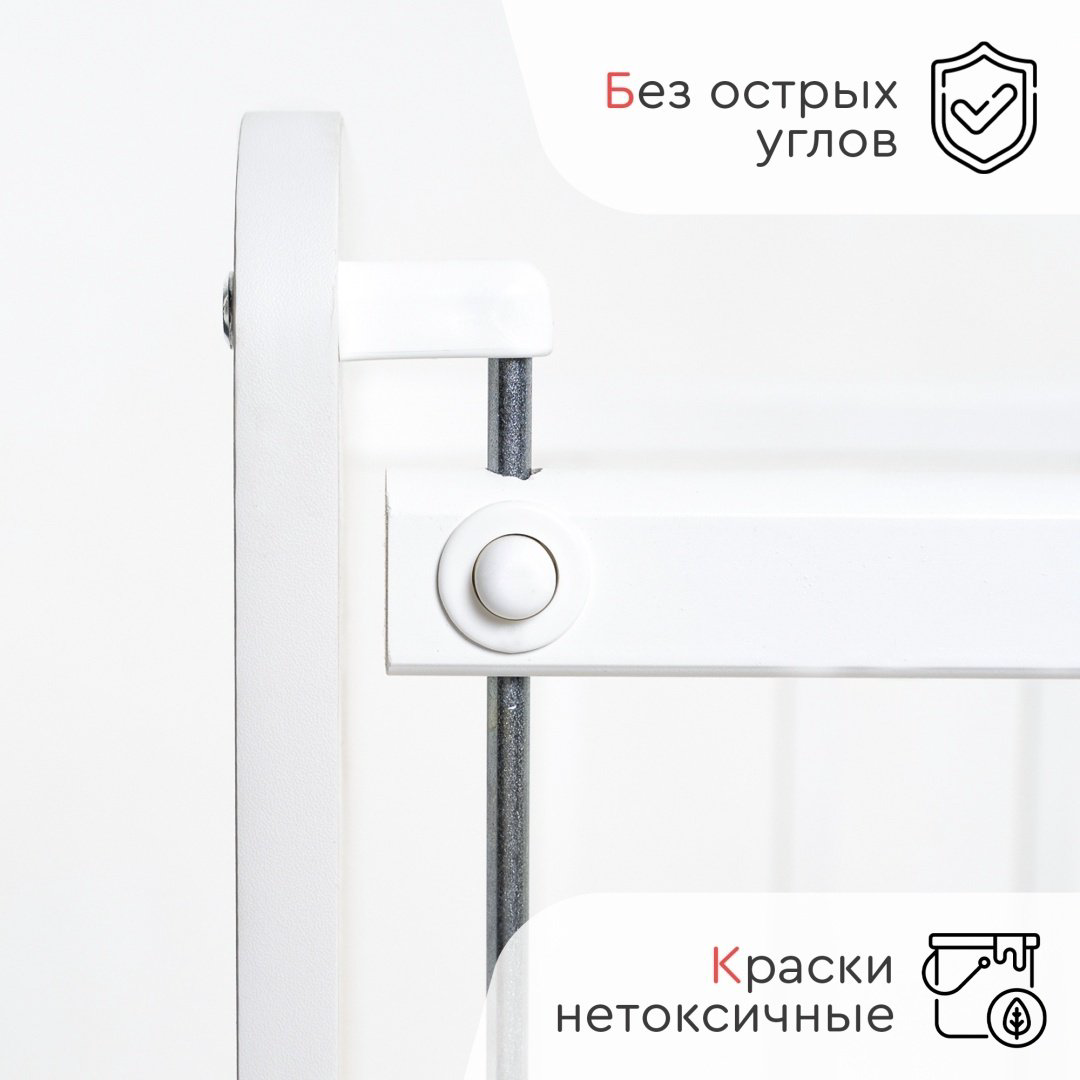 Манеж-кровать Tomix Viva 124x65см белый купить,NaN