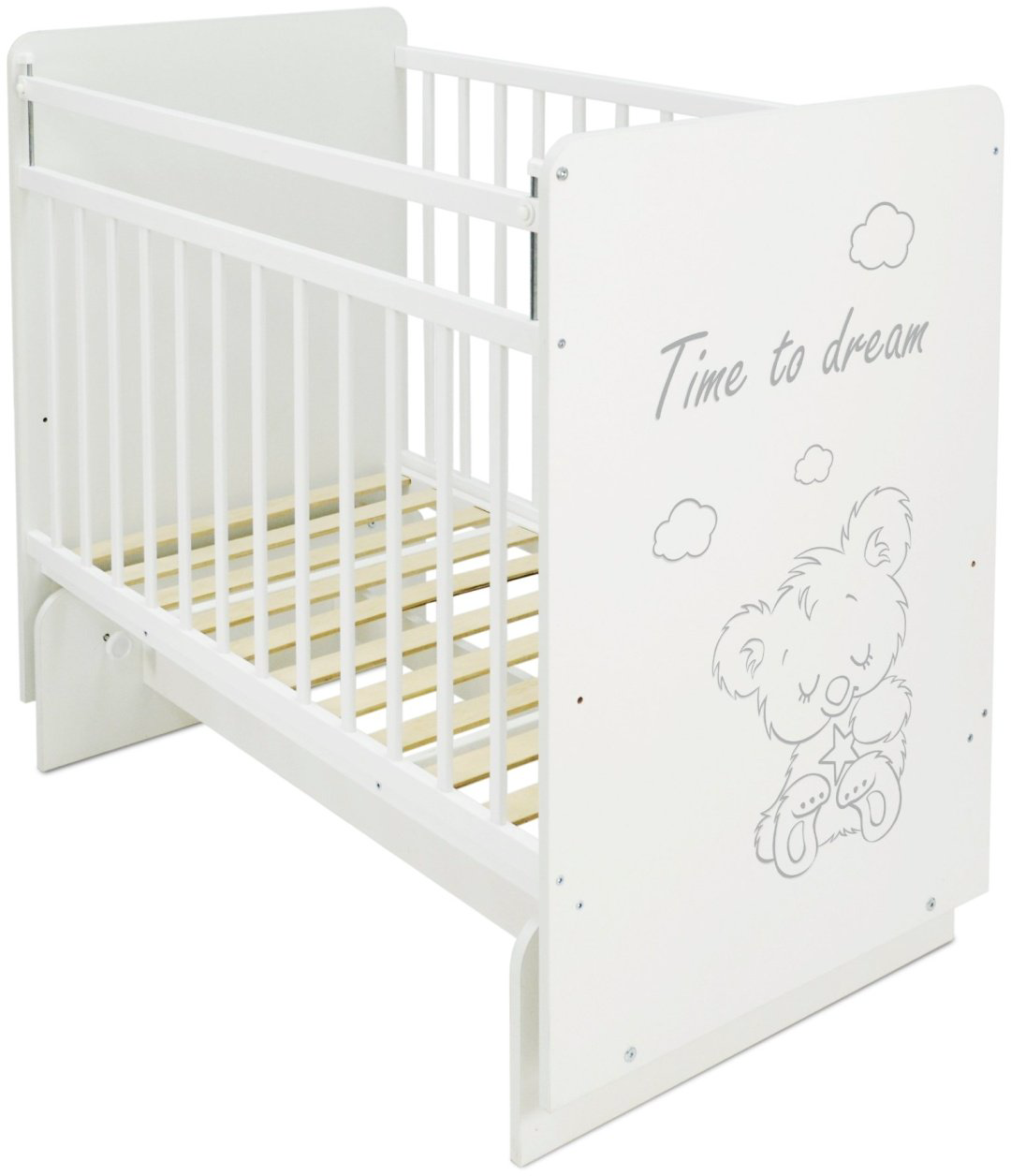 Манеж-кровать Tomix Viva 124x65см белый купить,NaN