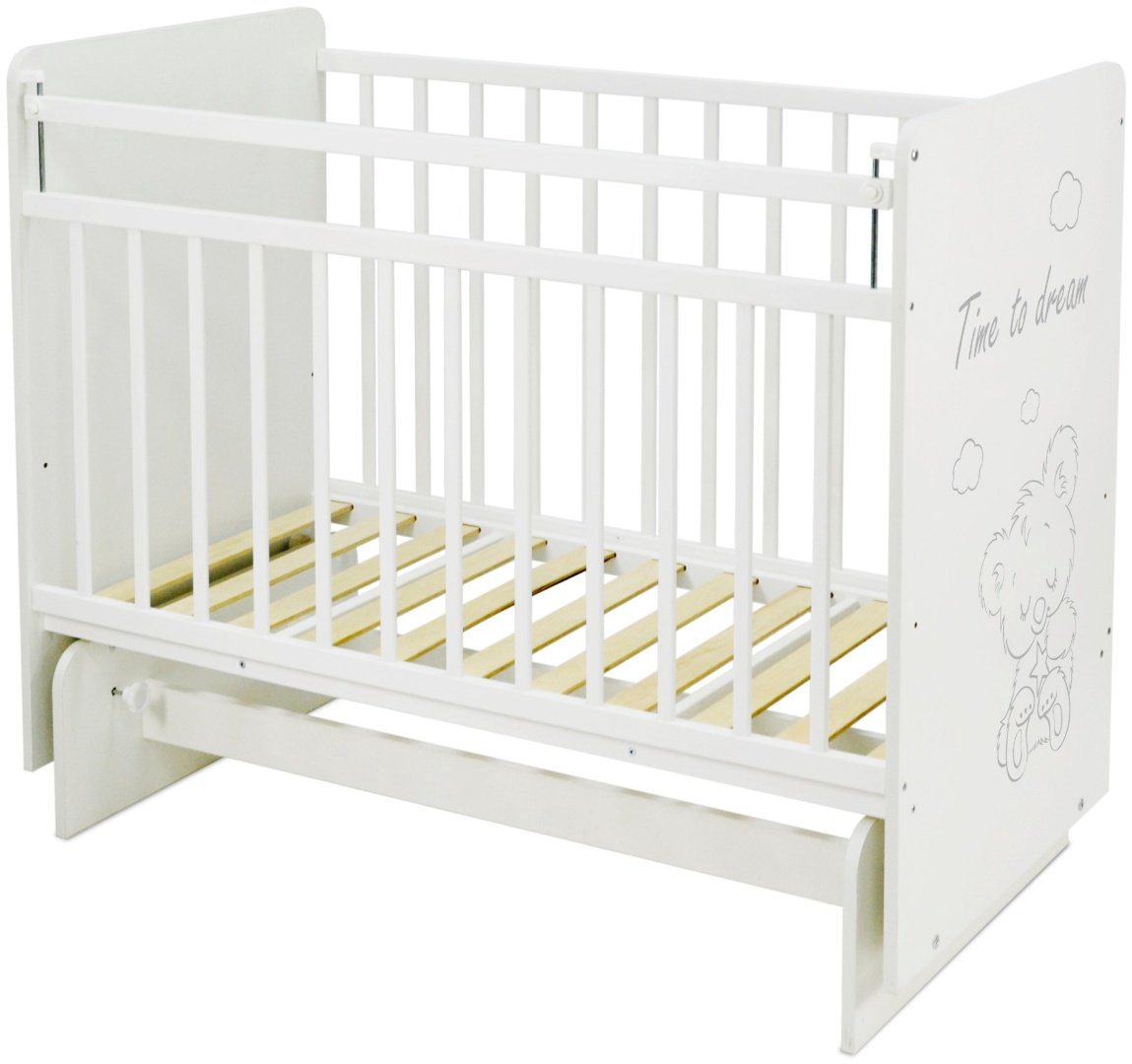 Манеж-кровать Tomix Viva 124x65см белый купить,NaN