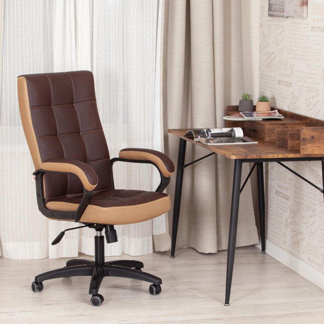 Офисное кресло Tetchair Trendy 19516, коричневый, светло-коричневый купить,NaN