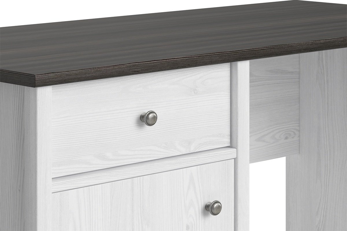 Стол компьютерный BRW Брест Порто, 120х56.5x74.5 см, белый, серый - ForteMarket Стол компьютерный BRW Брест Порто, 120х56.5x74.5 см, белый, серый купить,0