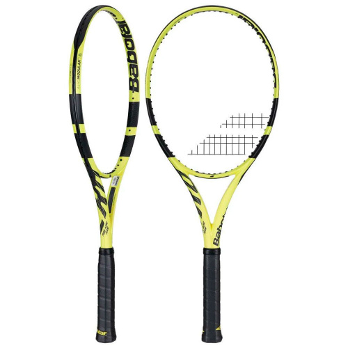 Ракетка для большого тенниса Babolat Pure Aero Team str 102358 черно-желтая 3