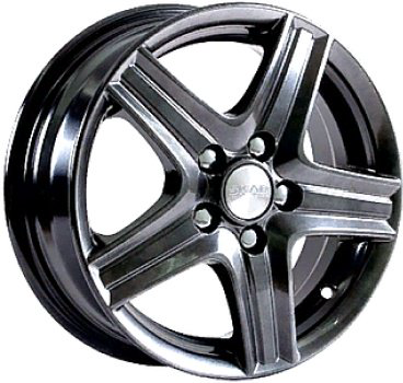 Комплект дисков Skad Магнум 4x98 R14x5,5 CB58,6 ET38 графит  купить,185120