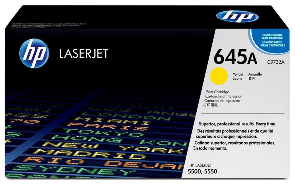 Картридж HP 654A C9732A желтый купить,297492