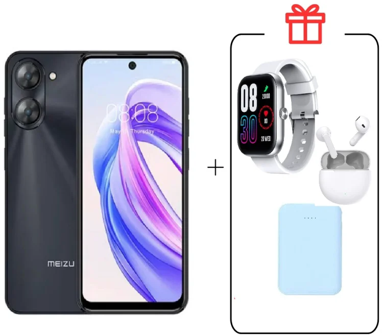 Смартфон Meizu MBLU 21 6 ГБ/128 ГБ черный + подарок купить,NaN