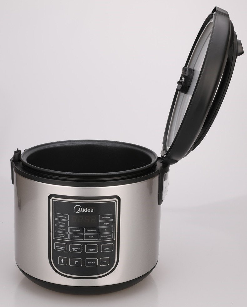 Мультиварка Midea MW-3808ST серебристая - ForteMarket Мультиварка Midea MW-3808ST серебристая купить,0