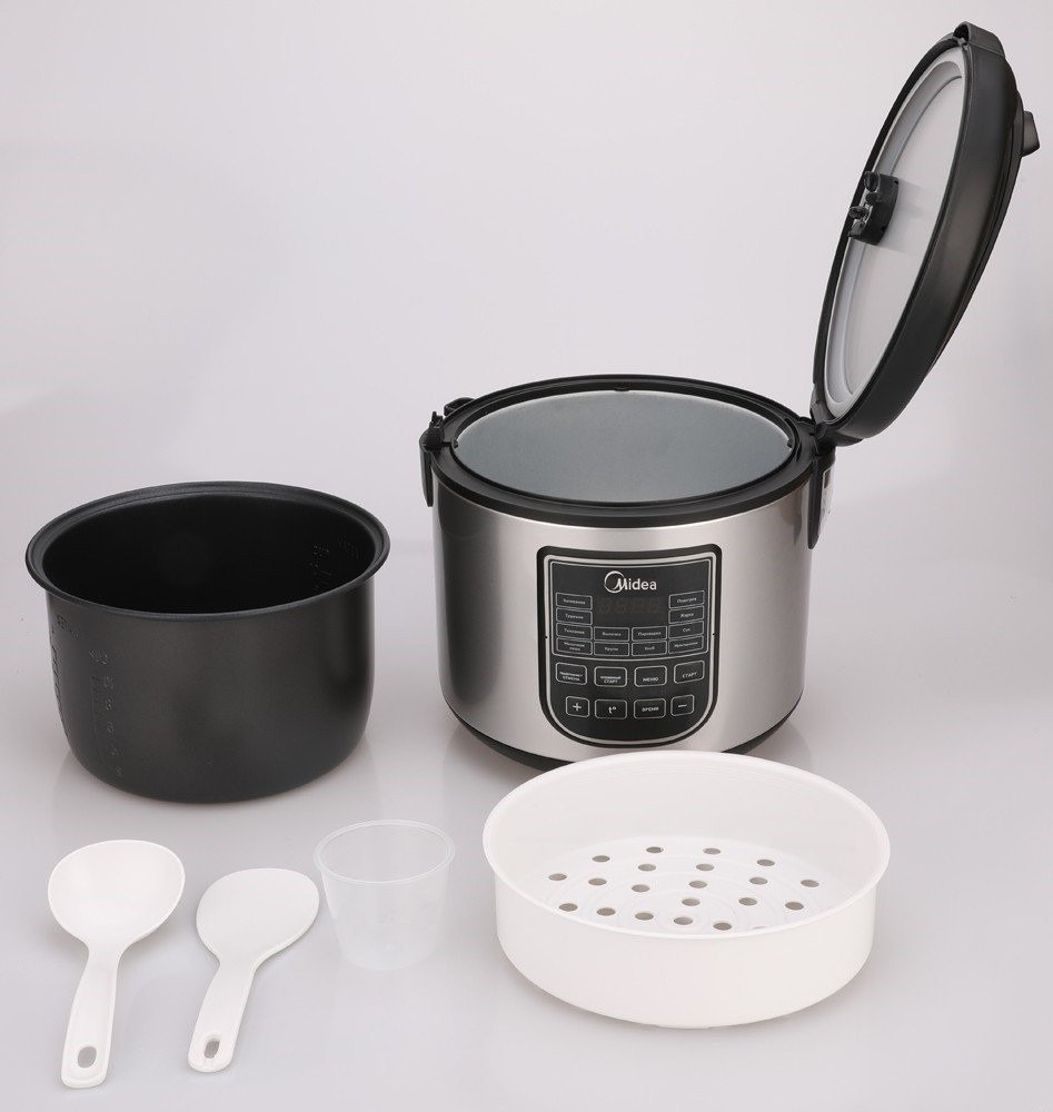Мультиварка Midea MW-3808ST серебристая - ForteMarket Мультиварка Midea MW-3808ST серебристая купить,0