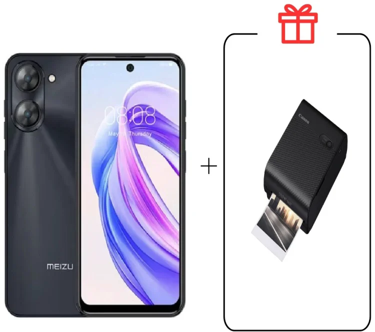 Смартфон Meizu MBLU 21 6 ГБ/128 ГБ черный + подарок купить,NaN
