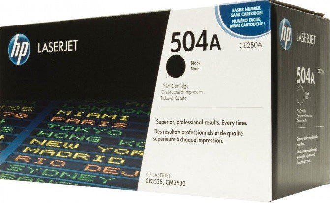 Картридж HP 504A CE250A черный купить,NaN