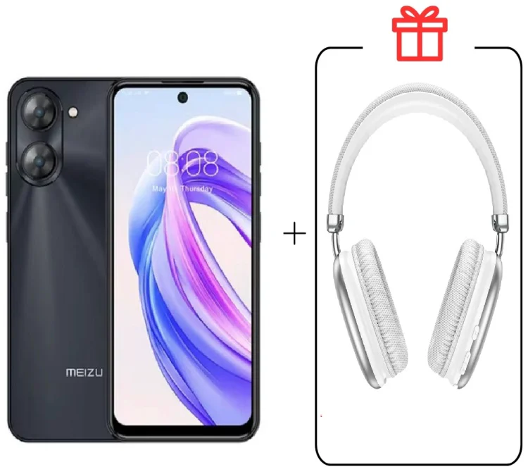 Смартфон Meizu MBLU 21 6 ГБ/128 ГБ черный + подарок купить,NaN