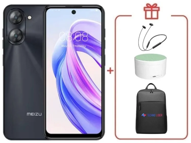 Смартфон Meizu MBLU 21 6 ГБ/128 ГБ черный + подарок купить,NaN