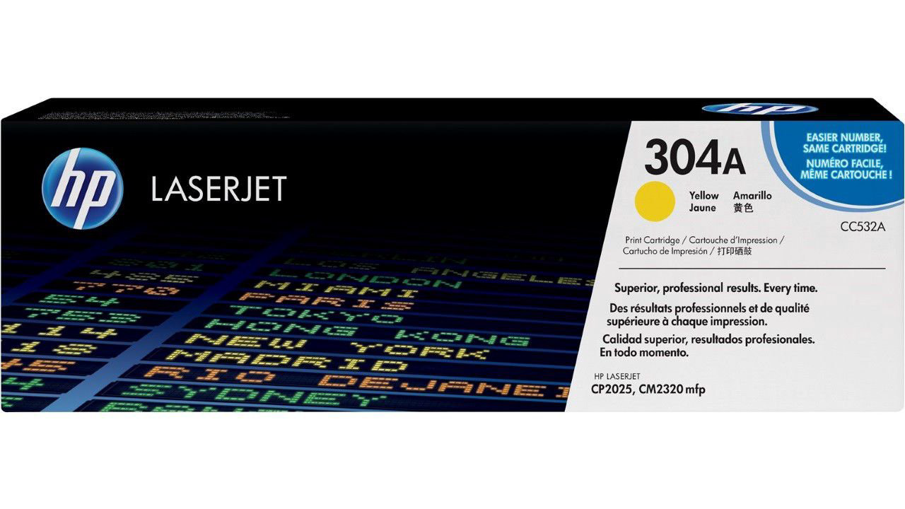 Картридж HP 304A CC532A желтый купить,NaN