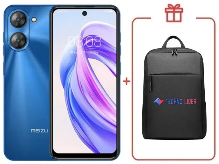 Смартфон Meizu MBLU 21 6 ГБ/128 ГБ синий + подарок купить,NaN
