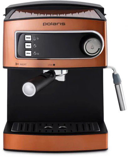 Кофеварка Polaris PCM 1515E Adore Crema коричневая купить,NaN
