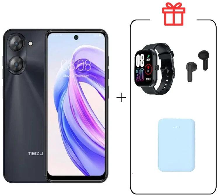 Смартфон Meizu MBLU 21 6 ГБ/128 ГБ черный + подарок купить,NaN