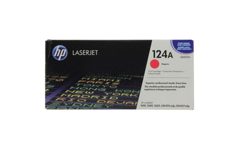 Картридж HP 124А Q6003A пурпурный