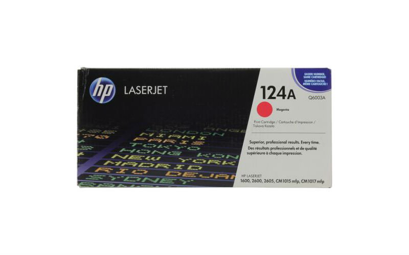 Картридж HP 124А Q6003A пурпурный