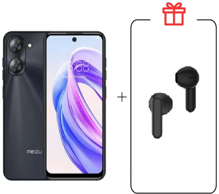 Смартфон Meizu MBLU 21 6 ГБ/128 ГБ черный + подарок купить,NaN