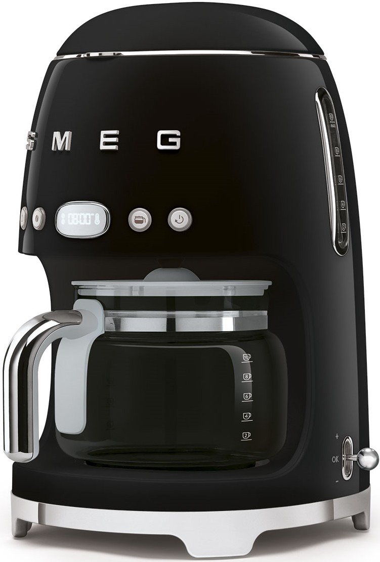 Кофеварка Smeg DCF02BLEU черная купить,0