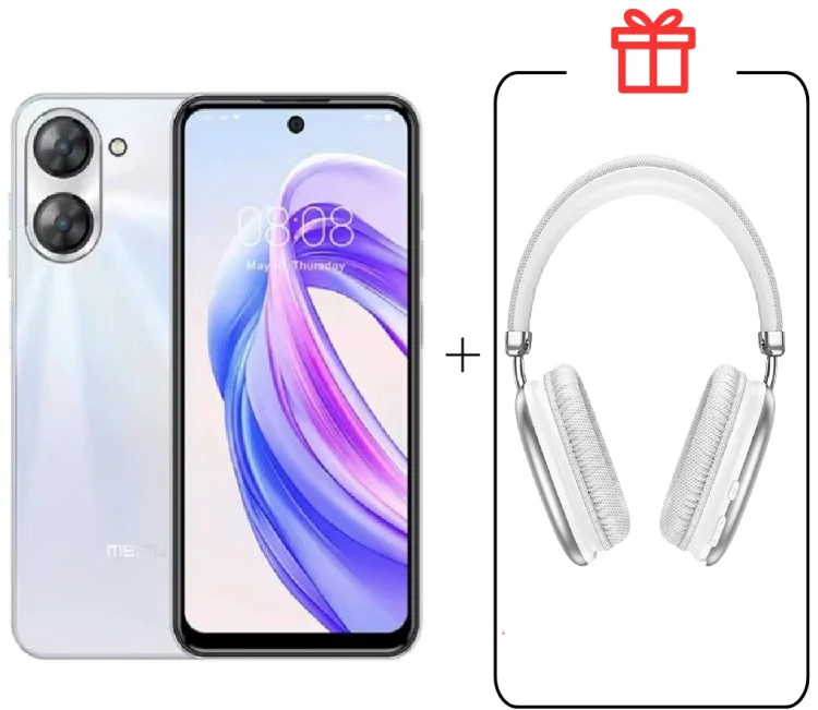 Смартфон Meizu MBLU 21 6 ГБ/128 ГБ белый + подарок купить,NaN