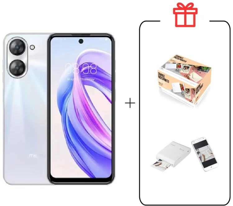 Смартфон Meizu MBLU 21 6 ГБ/128 ГБ белый + подарок купить,NaN