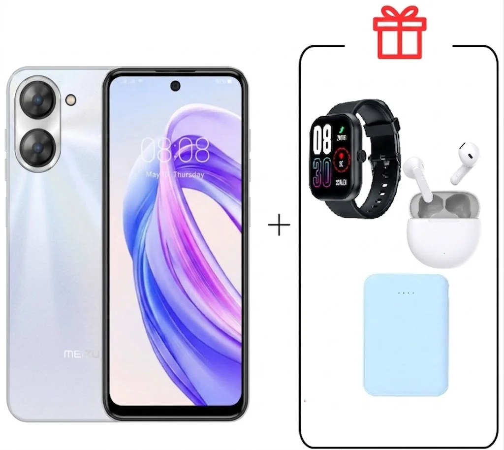 Смартфон Meizu MBLU 21 6 ГБ/128 ГБ белый + подарок купить,NaN
