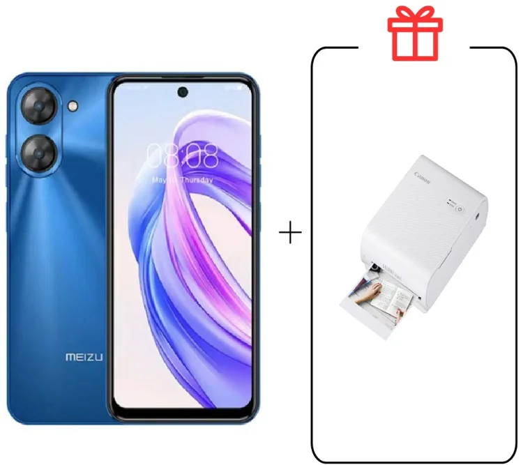 Смартфон Meizu MBLU 21 6 ГБ/128 ГБ синий + подарок купить,NaN