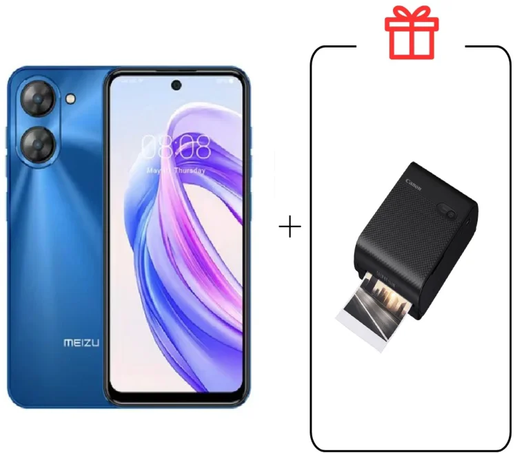 Смартфон Meizu MBLU 21 6 ГБ/128 ГБ синий + подарок купить,NaN
